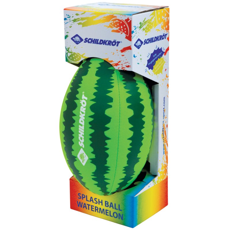 SCHILDKRÖT ballon de jeu aquatique Splash Ball Pastèque, vert, 250×130 mm