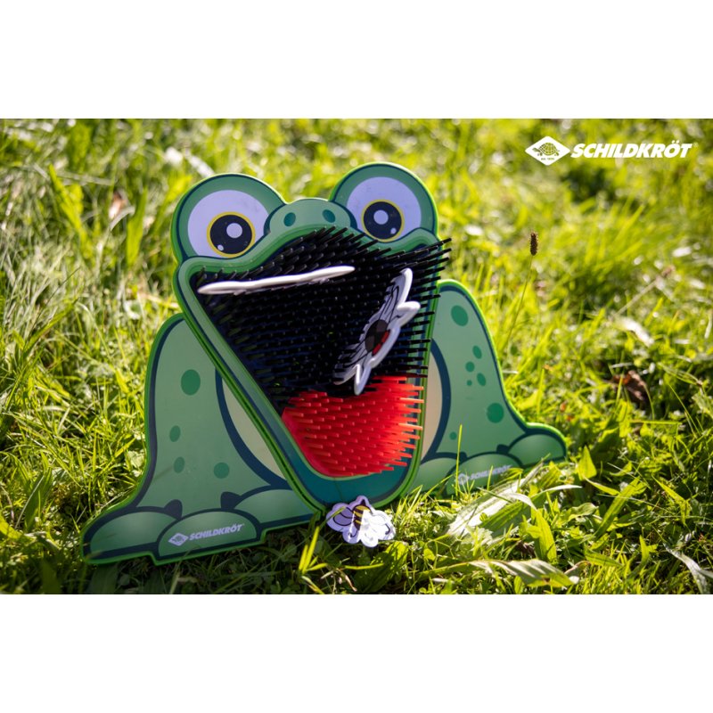 SCHILDKRÖT throwing game Voer de Kikker, from 4 years, frog target 50×16×31 cm