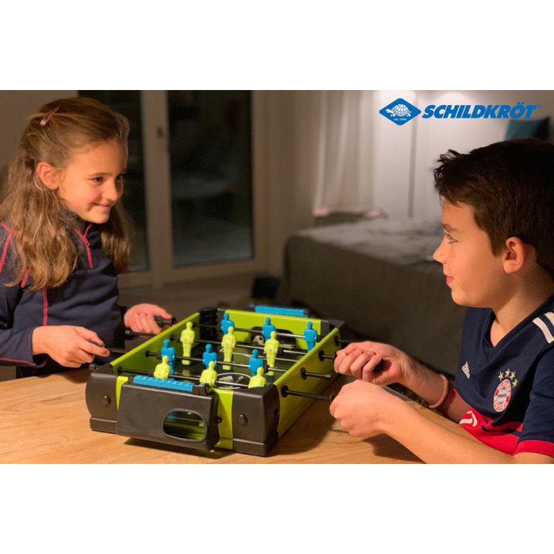 SCHILDKRÖT mini baby-foot, 500×450×100 mm, 6 joueurs par équipe