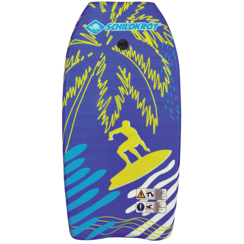 SCHILDKRÖT bodyboard XL, EPS-schuimkern, 46×93 cm, max 75 kg