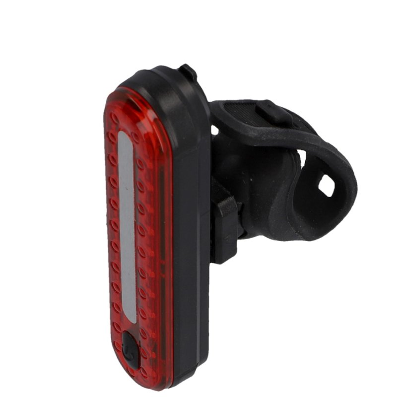 FISCHER LED stoplicht fiets, 50 lichten, oplaadbare Li-ion accu, 12 uur