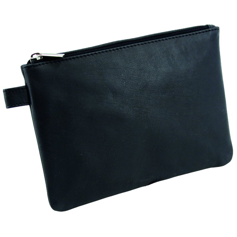 Alassio banktas, leer, zwart, 230×160×10 mm