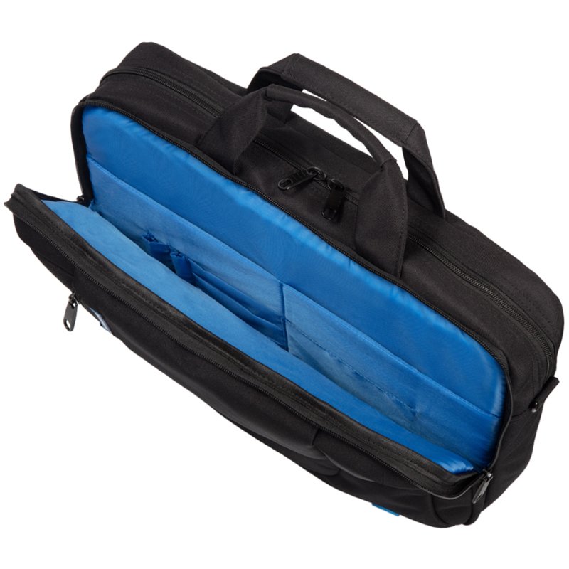 STOP laptoptas GRENADA, gerecycled PET, zwart, 17 inch