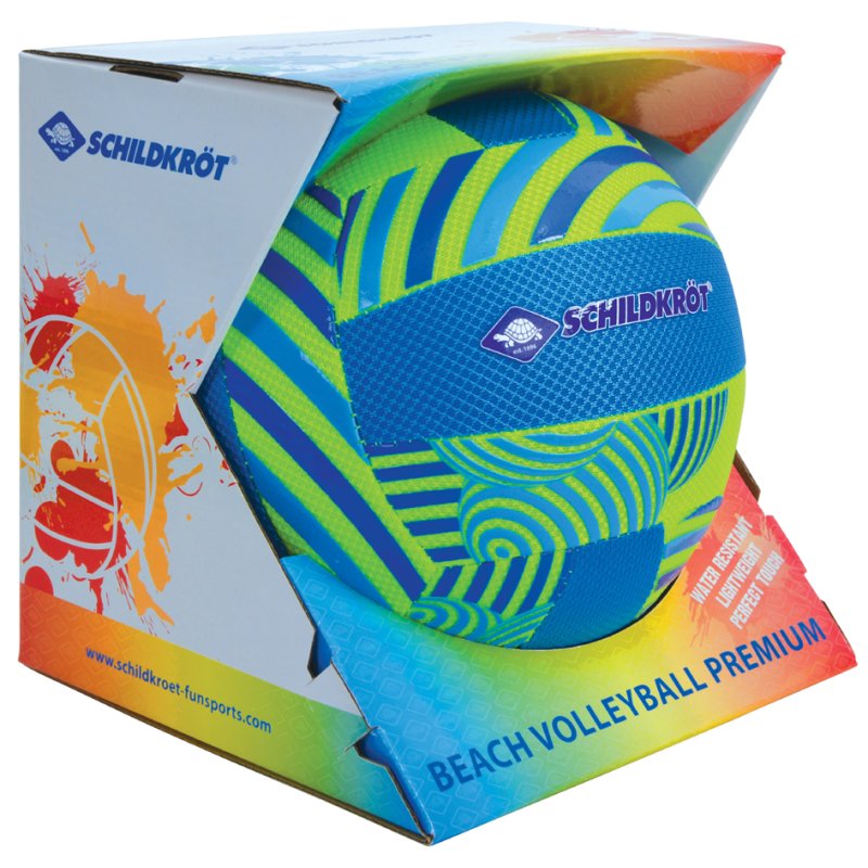 SCHILDKRÖT ballon de volley de plage Premium, taille 5, résistant à l'eau, séchage rapide
