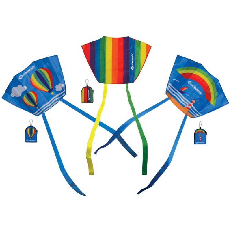 SCHILDKRÖT pocket kite Pocket Kite L, 650×450 mm, 30 m line