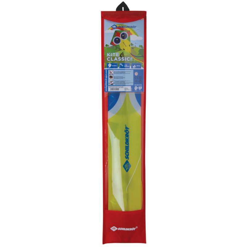 SCHILDKRÖT cerf-volant télécommandé Oiseau fou, 680×600 mm, 40 m de fil, polyester ripstop