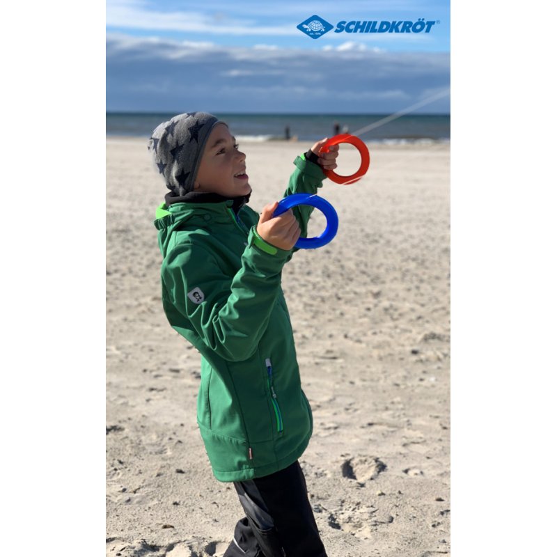 SCHILDKRÖT cerf-volant acrobatique Stunt Kite 133, vert, 1330×600 mm