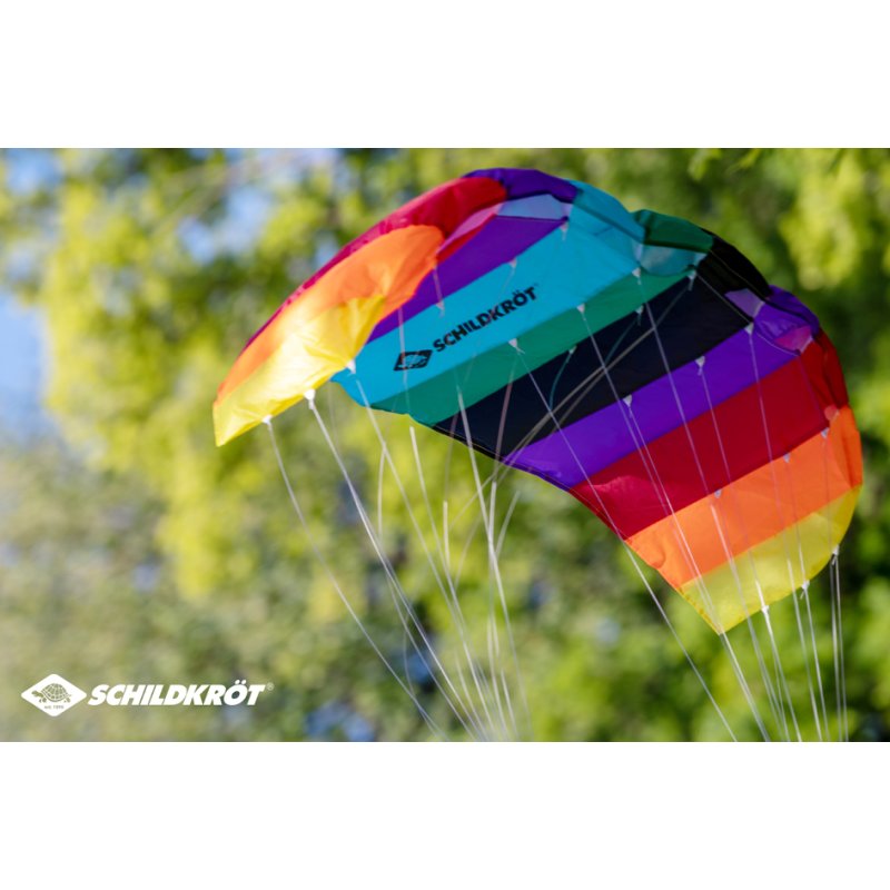 SCHILDKRÖT cerf-volant sport Dual Line 1.3, 1250×550 mm, 2×25 m de fil