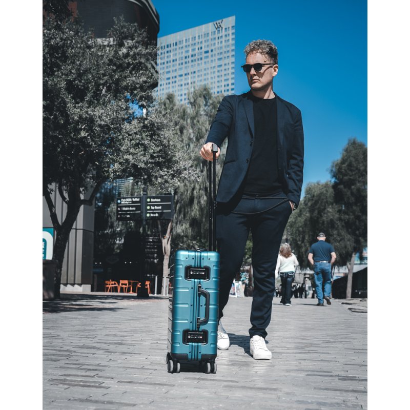 ALUMAXX reistrolley Gravity, aluminium, zwart, 37×20×55 cm