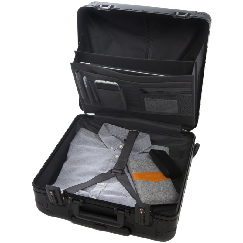 ALUMAXX business trolley, aluminium, zilver, 42×22,5×44 cm