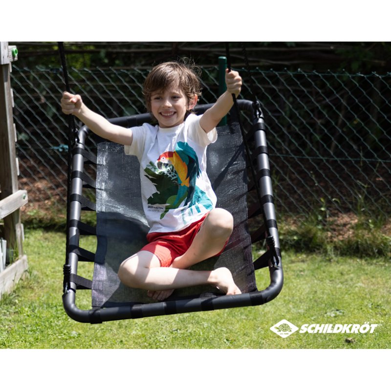 SCHILDKRÖT hammock swing, black, 600×1020 mm, max. 150 kg