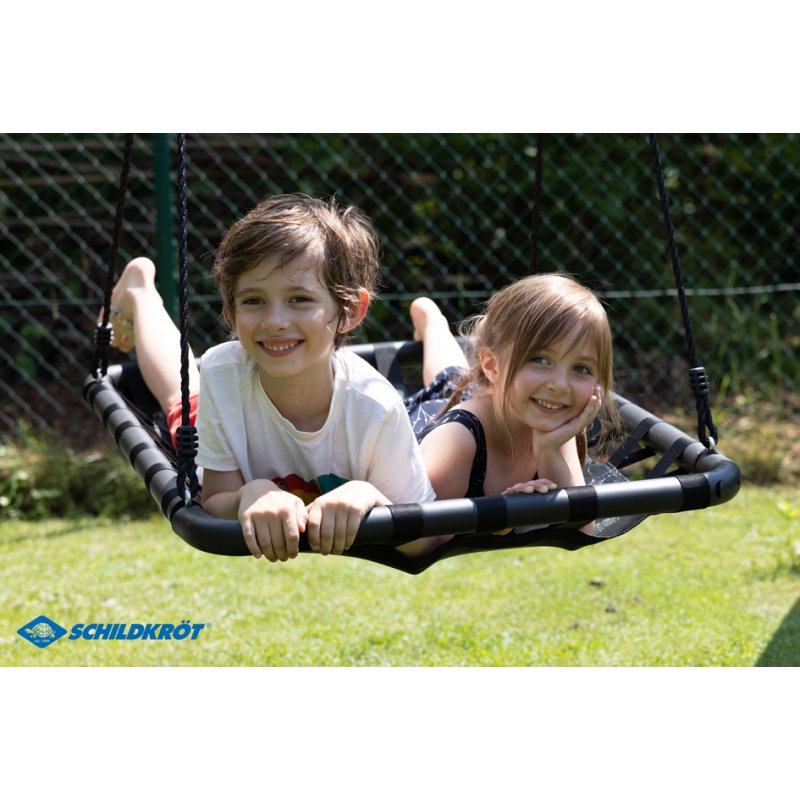 SCHILDKRÖT hammock swing, black, 600×1020 mm, max. 150 kg