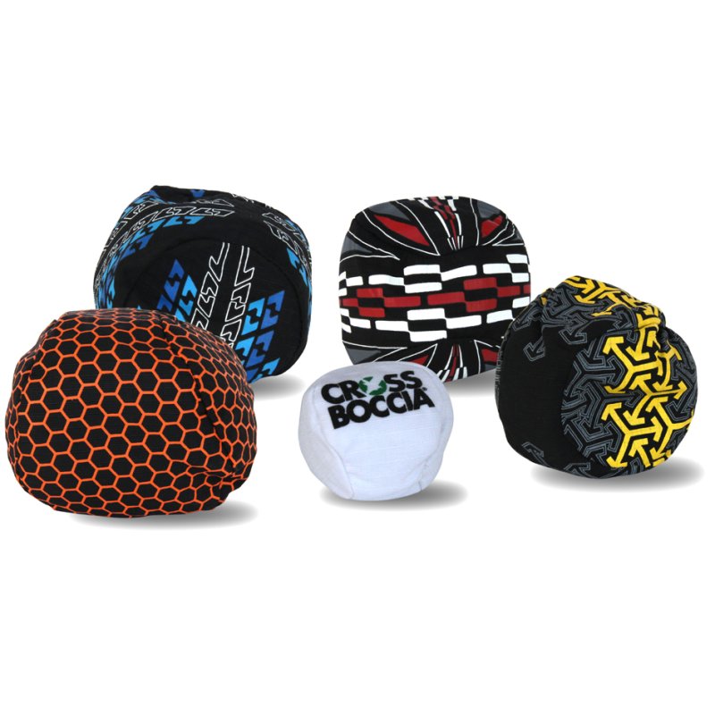 SCHILDKRÖT Crossboccia Family Pack Race Arrows, 4×3 sachets en tissu, 80 mm, 115 g par balle