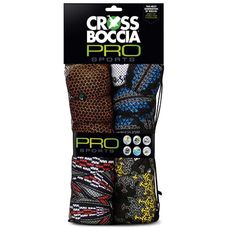 SCHILDKRÖT Crossboccia Family Pack Race Arrows, 4×3 sachets en tissu, 80 mm, 115 g par balle