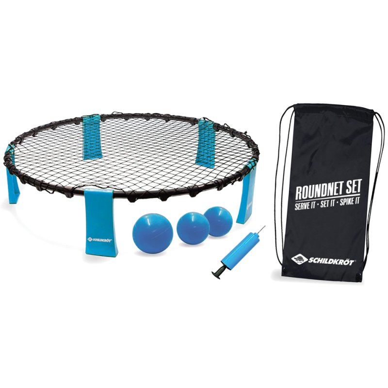 SCHILDKRÖT Fun-Sport roundnet set, compleet, Ø 900 mm, 3 ballen