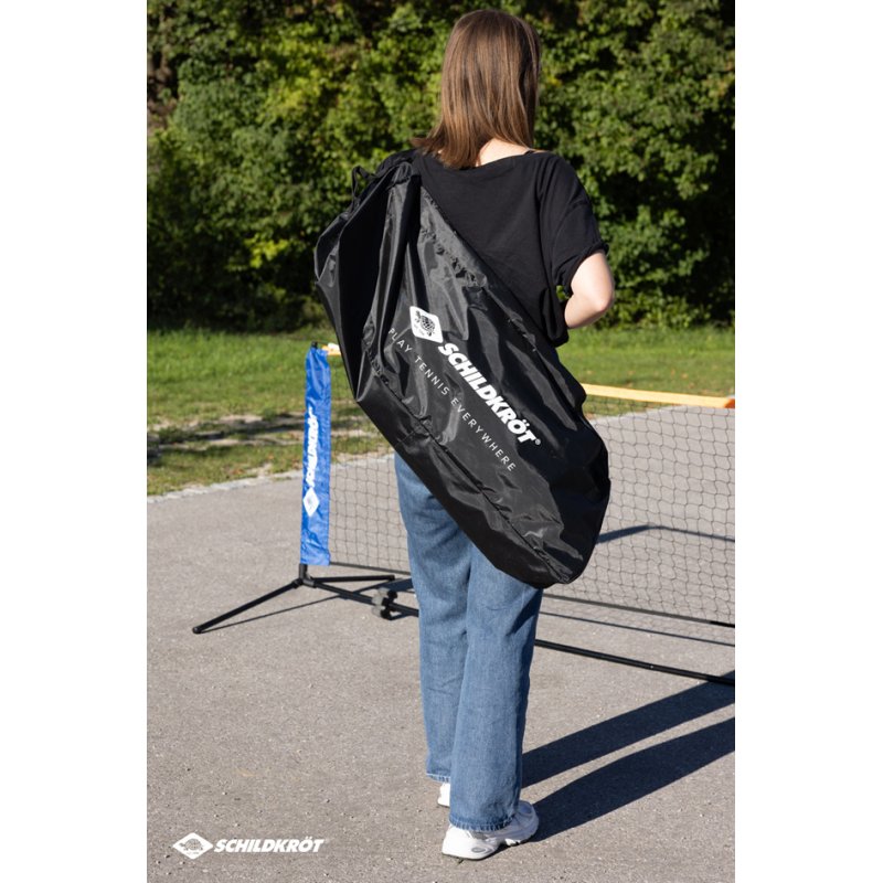 SCHILDKRÖT sac à dos set tennis, 2 raquettes avec housse de protection, filet et accessoires inclus
