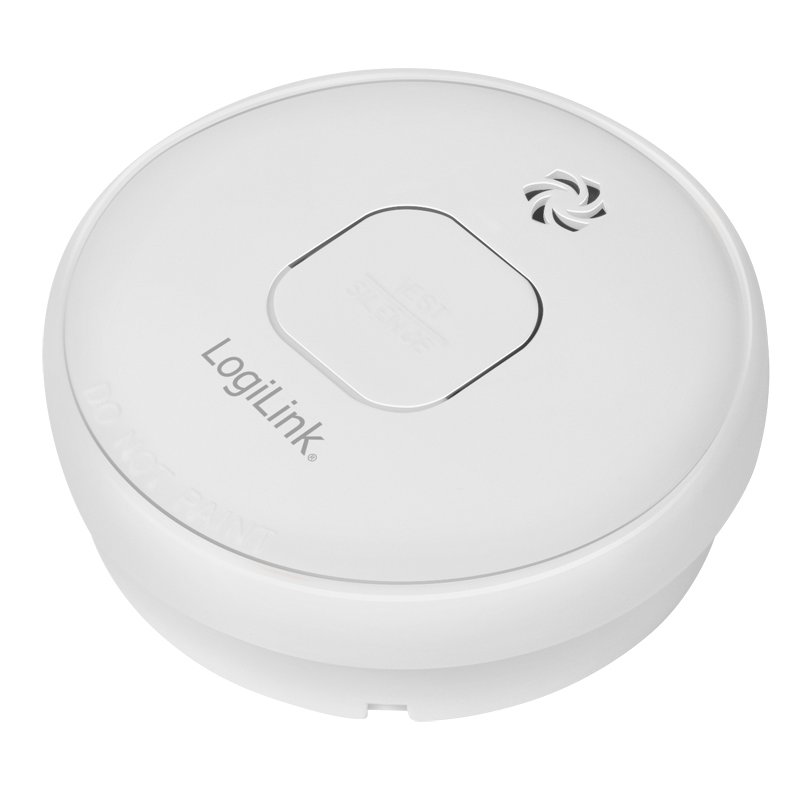 LogiLink détecteur de fumée Longlife, batterie lithium 10 ans, blanc