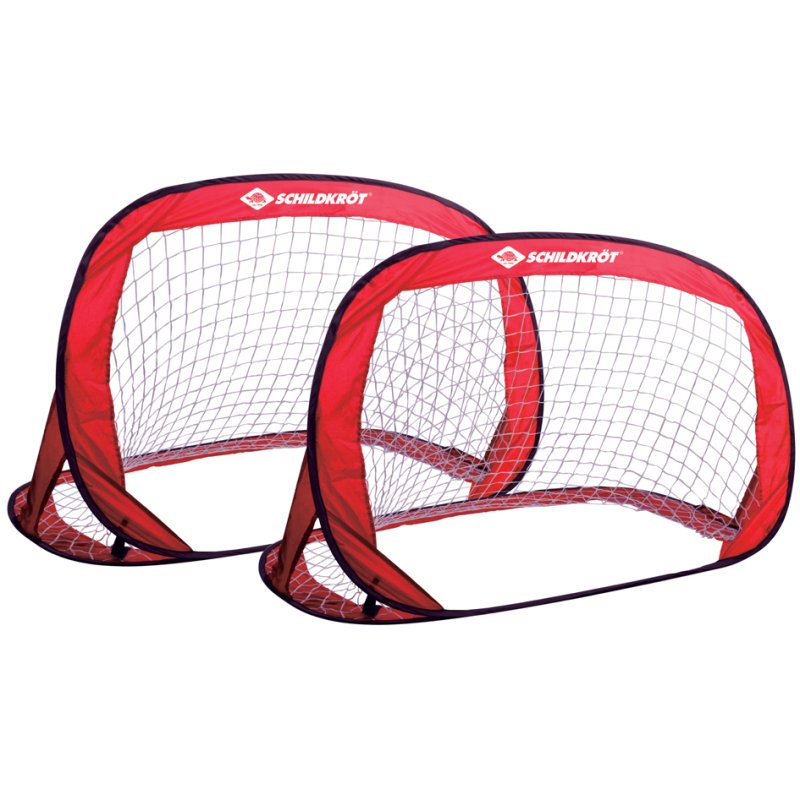 SCHILDKRÖT buts de foot pop-up, rouge, 2 pièces, 120×80×80 cm