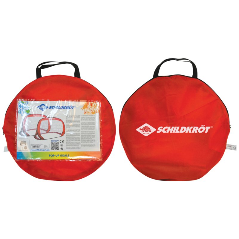 SCHILDKRÖT buts de foot pop-up, rouge, 2 pièces, 120×80×80 cm