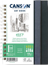 CANSON ART BOOK 1557 sketchbook, black, hardcover, 50 sheets