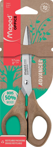 Maped schaar Advanced Wood, 17 cm, puntig, bruin