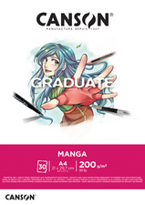 CANSON GRADUATE Manga tekenblok, A3, wit, 30 vel