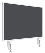 Magnetoplan Bureauscherm VarioPin, dubbelzijdig, 800 × 500 mm, grijs