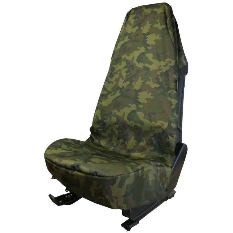 IWH protecteur de siège auto Camouflage, vert olive, 300×400×20 mm