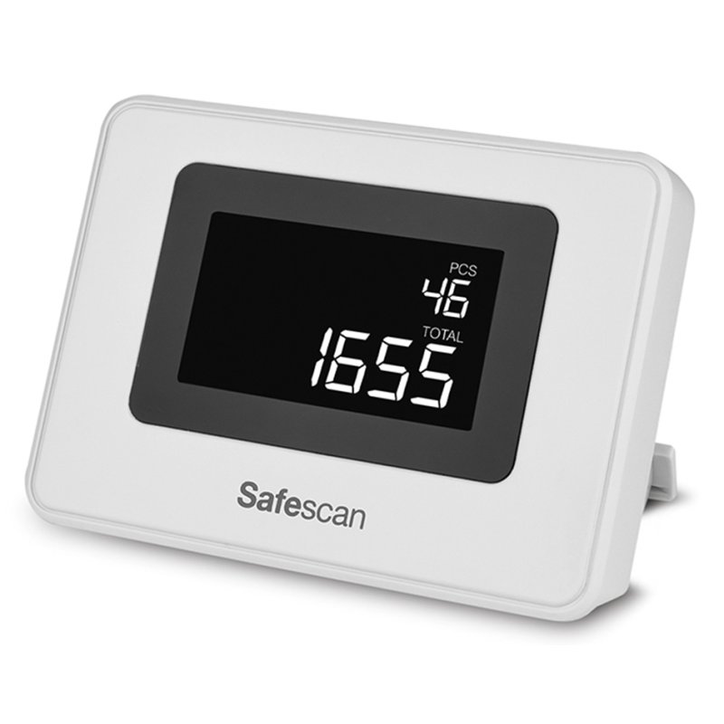 Safescan extern LCD-display ED-160, wit, RJ12-aansluiting