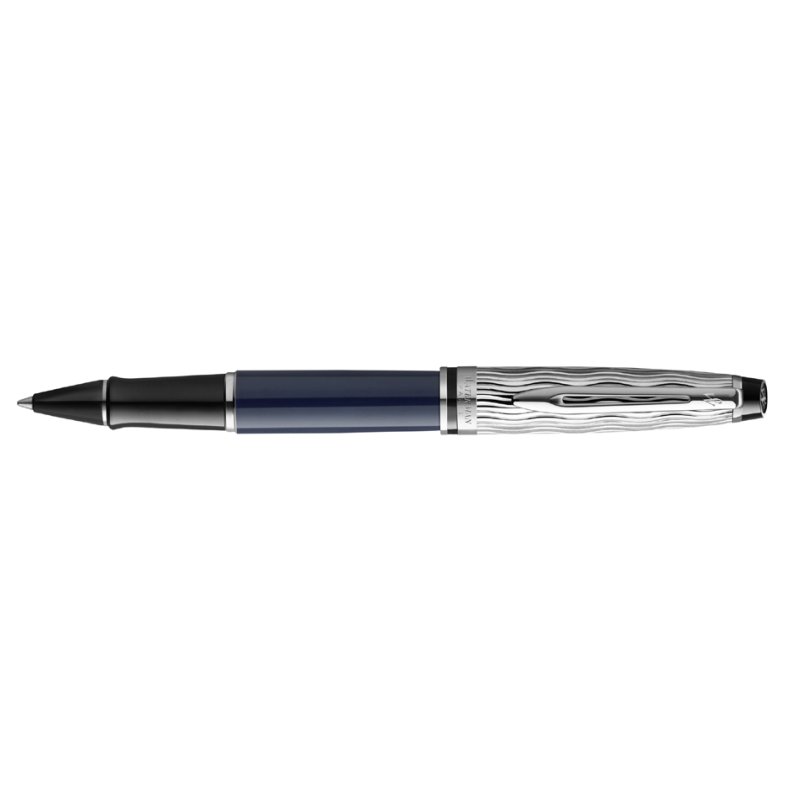 WATERMAN stylo bille Expert L'Essence du Bleu, bleu, détails palladium