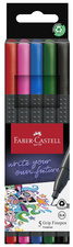 Faber-Castell fineliners GRIP, 0,4 mm, uitwasbaar, 30 stuks