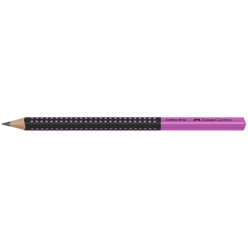 Faber-Castell Jumbo GRIP crayon, triangulaire, bleu, HB