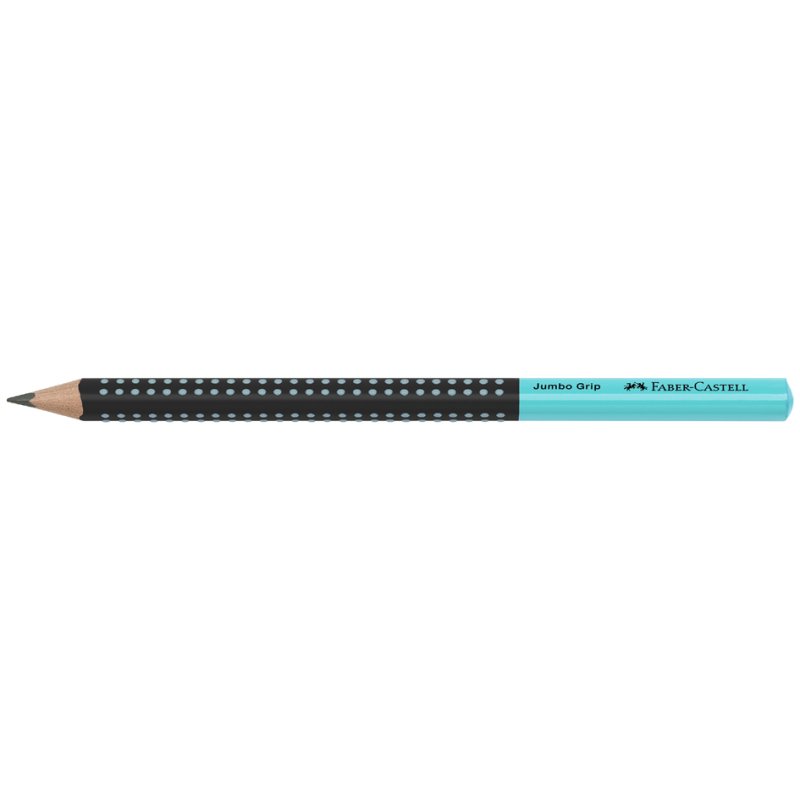 Faber-Castell Jumbo GRIP crayon, triangulaire, bleu, HB