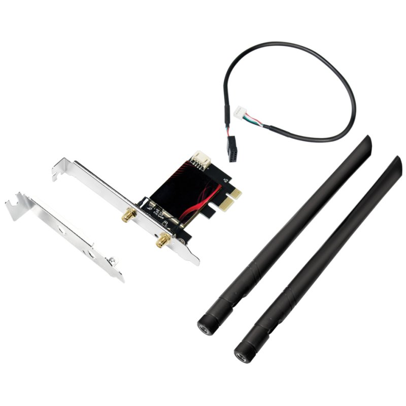 LogiLink Carte PCI-Express, WiFi 6E & Bluetooth 5.2, Intel AX200