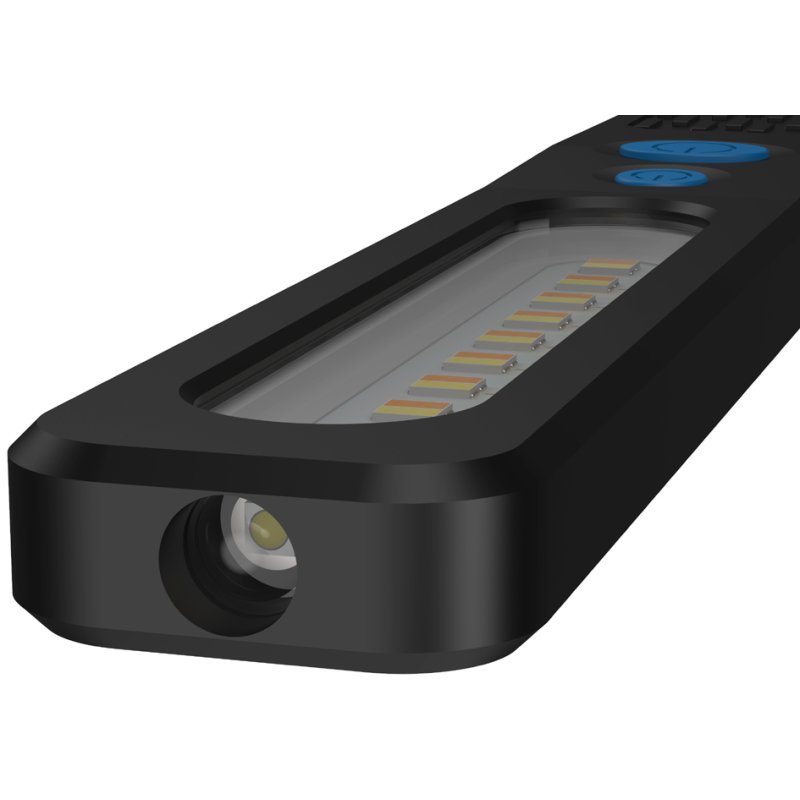 ANSMANN Lampe de travail LED WL390R, noir/bleu, 385 lumens, rechargeable