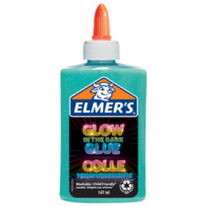 ELMER'S lichtgevende knutsellijm, blauw, 147 ml