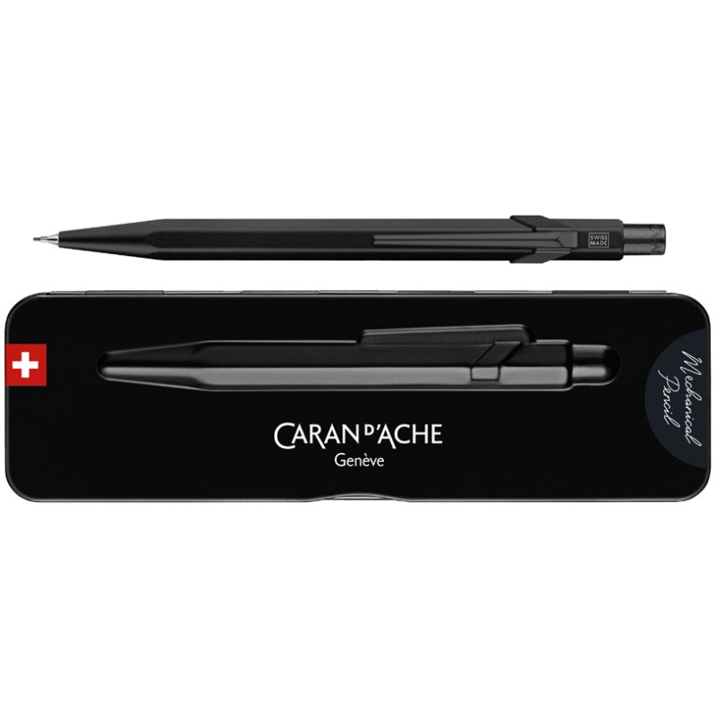 CARAN D'ACHE porte-mine 844 Black Code, 0,7 mm, noir
