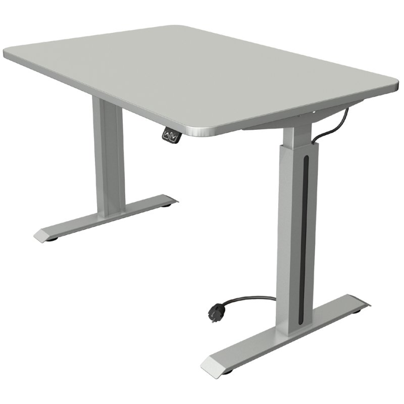 Kerkmann bureau assis-debout Move 1 Style, réglable électriquement, gris clair, 160×80 cm
