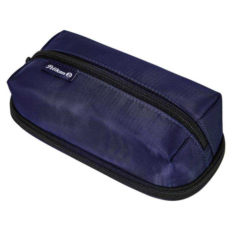Pelikan étui Quattro, bleu foncé, 40 stylos, tissu twill