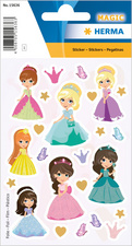 HERMA stickers feeën, glimmende folie, 84×120 mm, 9 stuks
