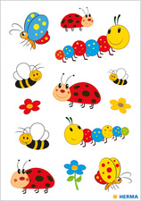 HERMA stickers Vrolijke Bijtjes, zelfklevend, papier, 36 stuks