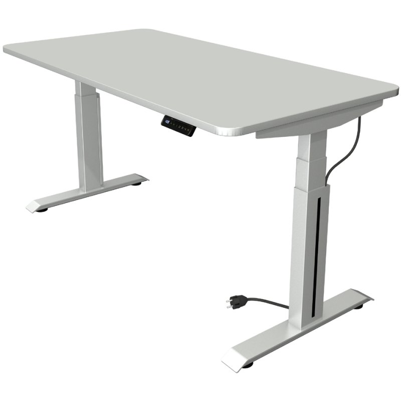 Kerkmann bureau assis-debout Move Professional, réglable électriquement, gris clair, 200×100 cm