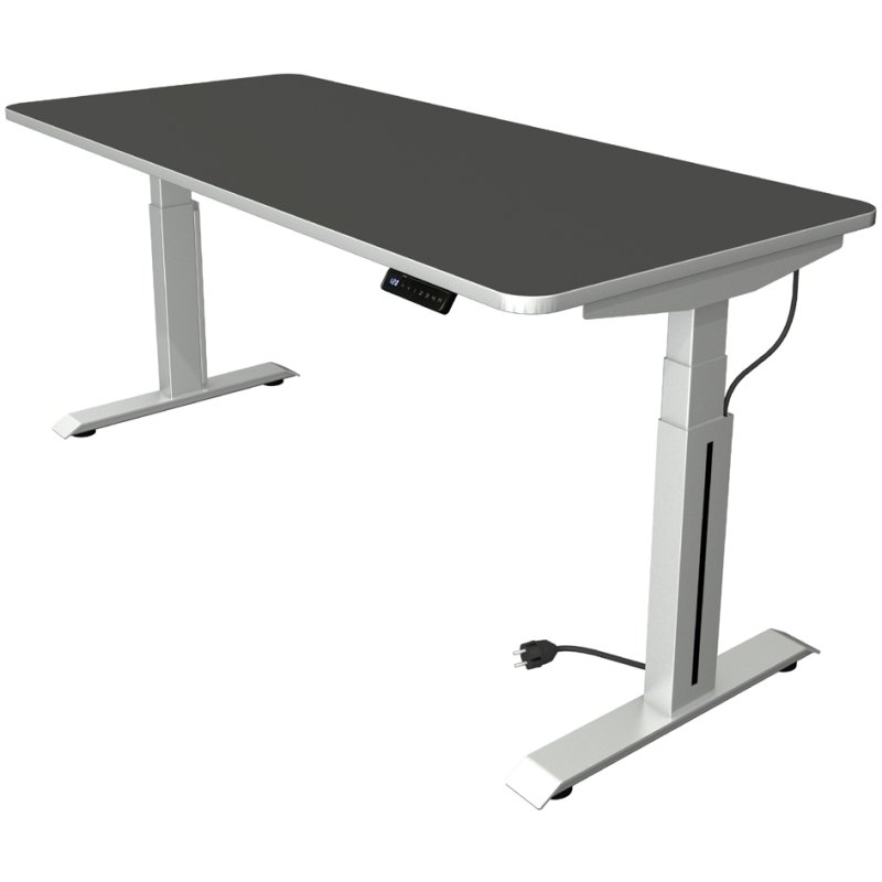 Kerkmann bureau assis-debout Move Professional, réglable électriquement, gris clair, 200×100 cm