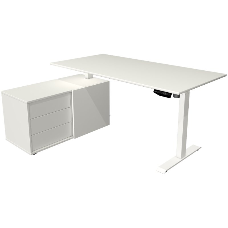 kerkmann Complete Poste de Travail Move 1, bureau assis-debout, réglable électriquement, érable