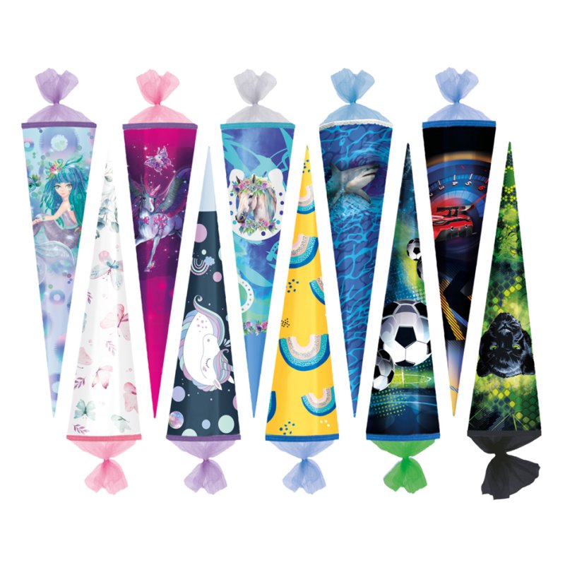 herlitz cartable scolaire, hexagonal, 50 cm, motifs assortis