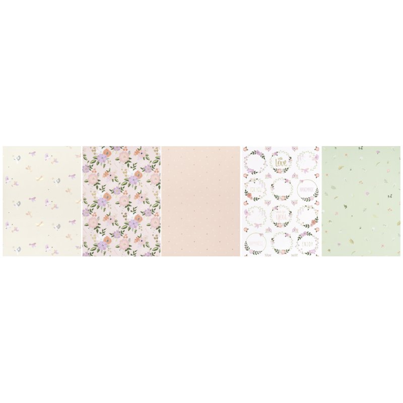 folia ontwerppapiersblok Sweet Paper Crush, A4, 165 g/m², 12 vel