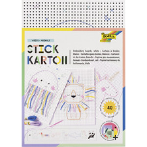 folia stickerkarton Animals, 175 × 245 mm, wit bedrukt, 40 vel
