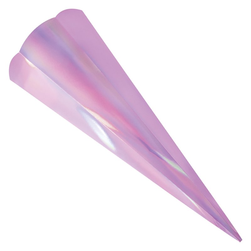folia metallic schoolcornuts zeshoekig, roze, 680 mm, 5 stuks