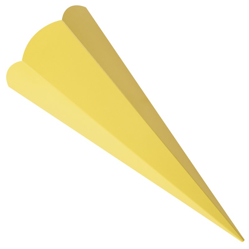 folia schoolcone zescant, donkerblauw, 680 mm, 5 stuks