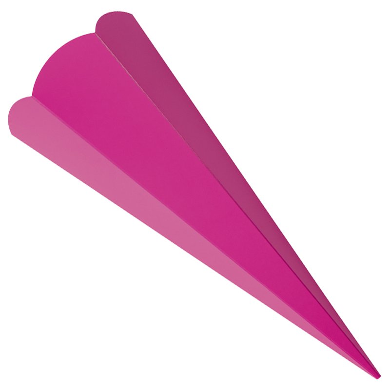 folia schoolcone zescant, donkerblauw, 680 mm, 5 stuks